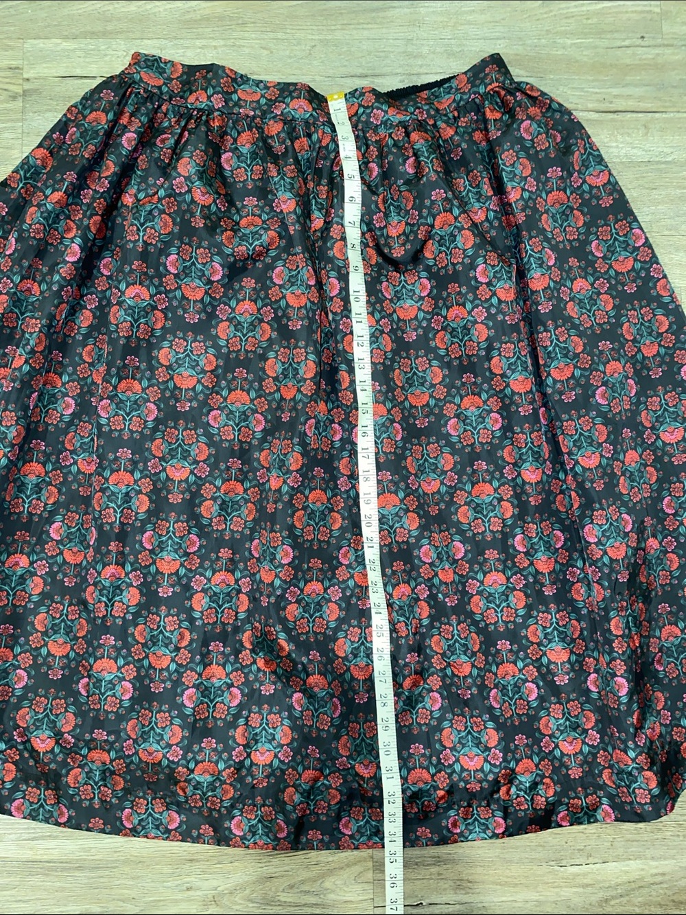 ON 34TH Black Floral Print Maxi Skirt Size XXL - Picture 6 of 8